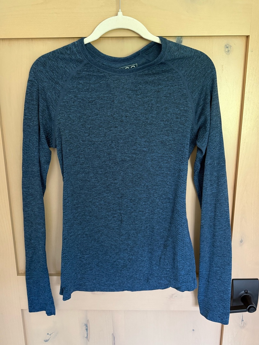 Figs Long Sleeve Women’s Salta Performance Underscrub Heather Alps Blue